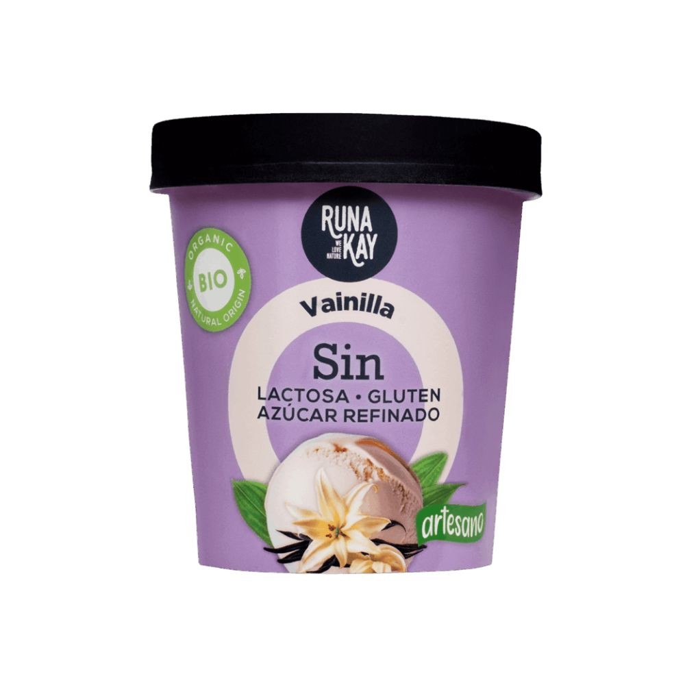 RUNA KAY HELADO 460ML VAINILLA SIN LACTOSA ECO