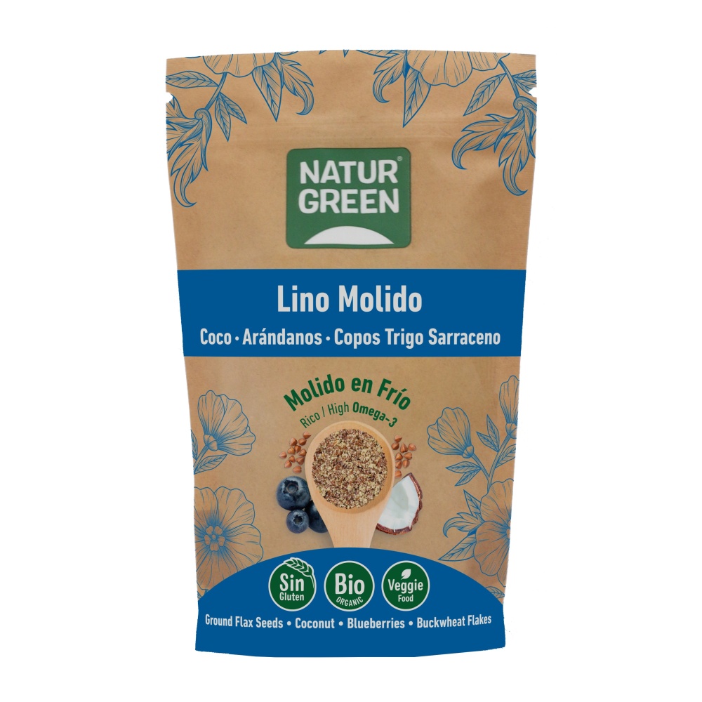 NATURGREEN LINO TRIGO SARRACENO COCO ARAN. 225G
