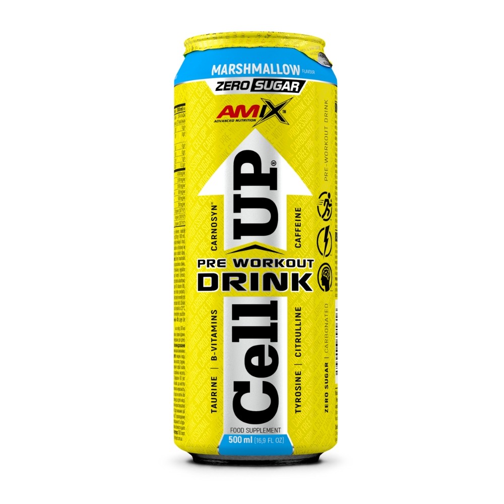 AMIX PRO CELL UP PRE-WORK DRINK 500ML MARSHMALLOW