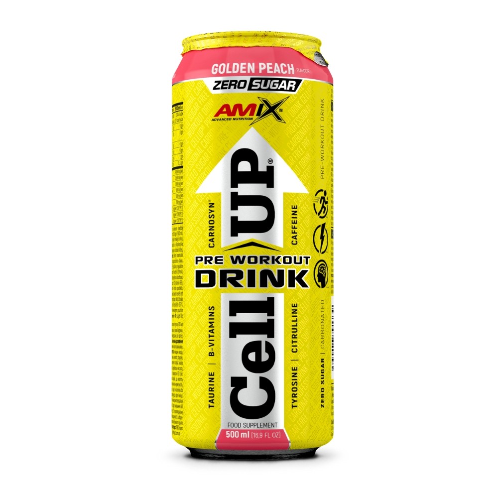 AMIX PRO CELL UP PRE-WORK DRINK 500ML GOLDEN PEACH