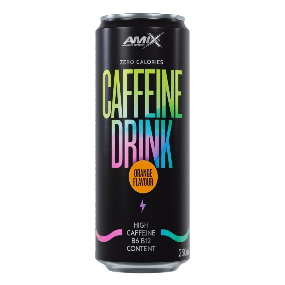 AMIX BEBIDA CAFFEINE DRINK 250ML. NARANJA