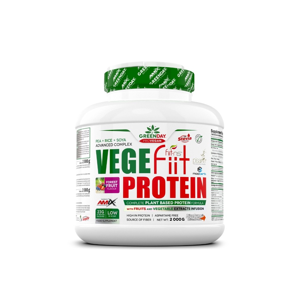 AMIX GREENDAY VEGEFIIT PROT. 2KG FRUTAS BOSQUE