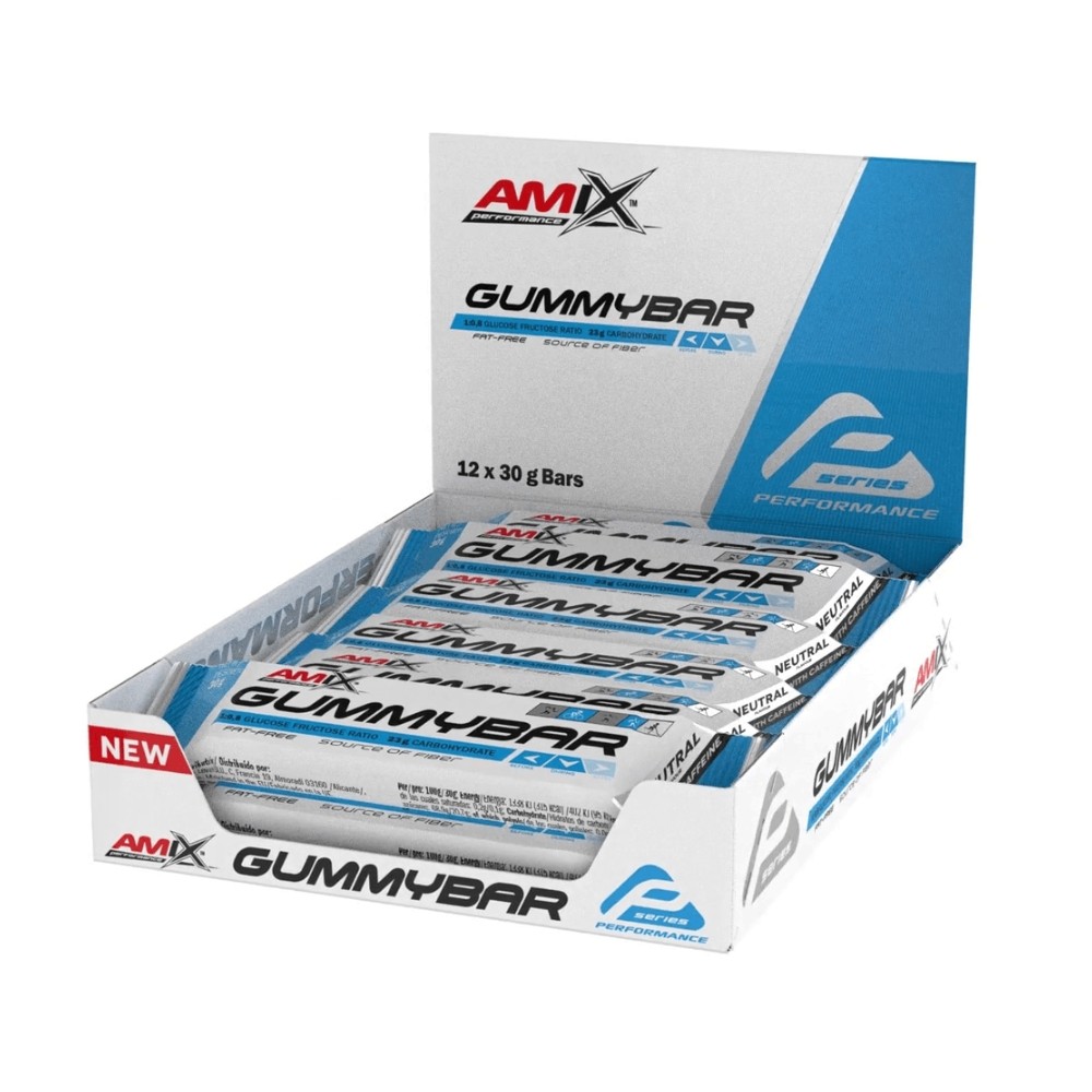 AMIX PERF.BARRITAS GUMMY 12X30GR.C/CAF. NATURAL