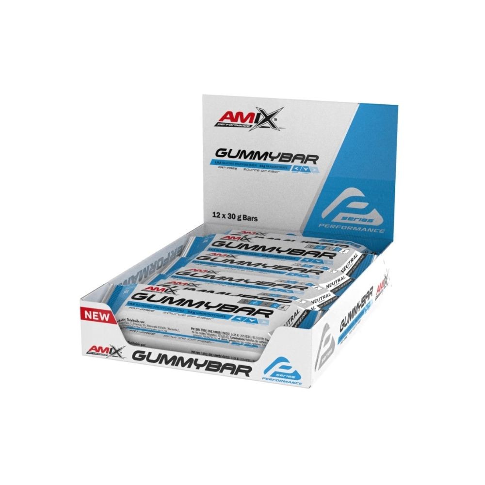 AMIX PERF.BARRITAS GUMMY 12X30GR.C/CAF. NATURAL