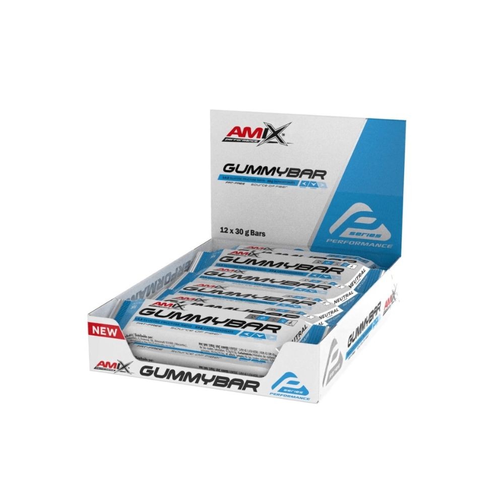 AMIX PERF.BARRITAS GUMMY 12X30GR.NO CAF. NATURAL