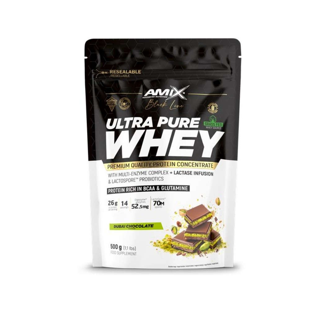 AMIX BLACK ULTRA PURE WHEY 500GR. CHOCO DUBAI