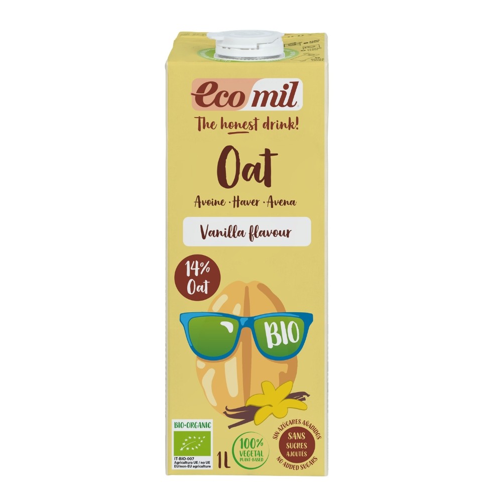ECOMIL AVENA VAINILLA  BIO 1L