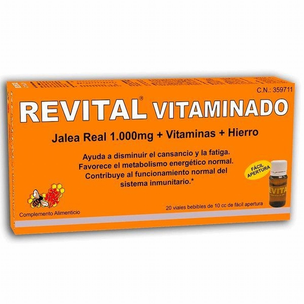 OTC REVITAL VITAMINADO 20 AMPOLLAS