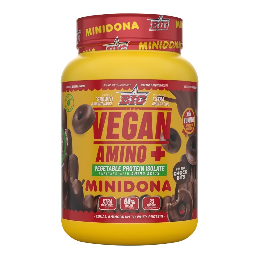 BIG REAL VEGAN AMINO+ 1KG MINIDONA DARK