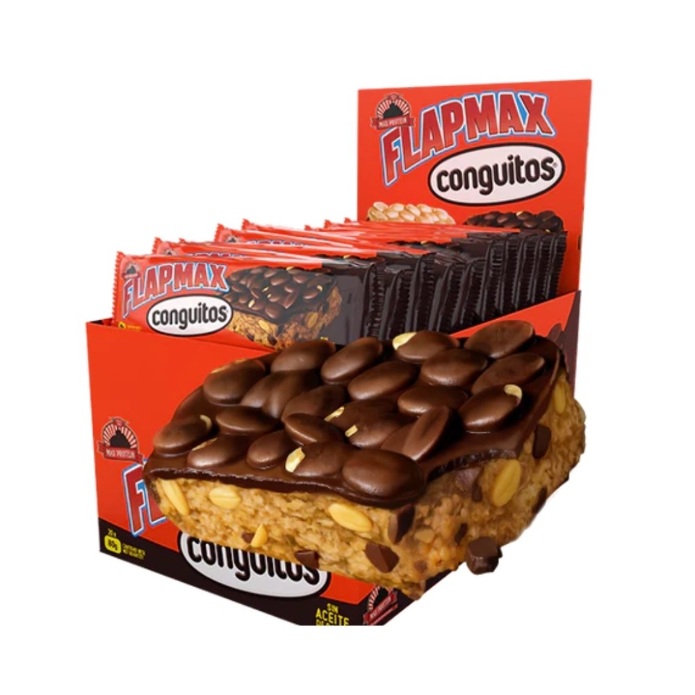 MAX PROTEIN FLAPMAX 20*80G CONGUITOS DARK
