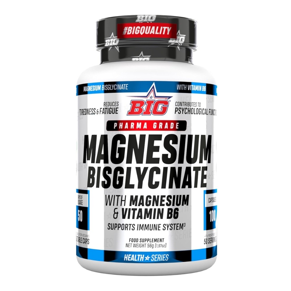 BIG MAGNESIUM BISGLICYNATE 100CAP