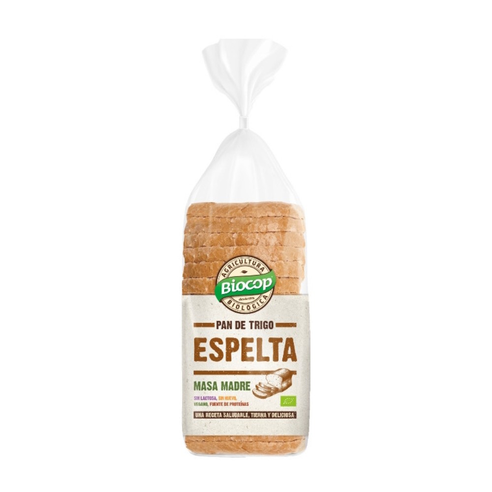 PAN MOLDE TRIGO ESPELTA MASA MADRE BIOCOP 400G