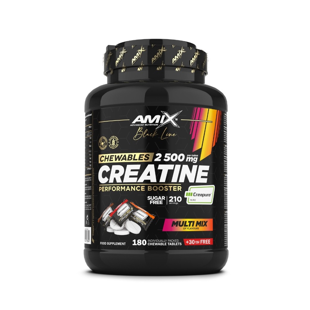 AMIX BLACK CREATINE CREAPURE MASTICA.180+30TAB MIX
