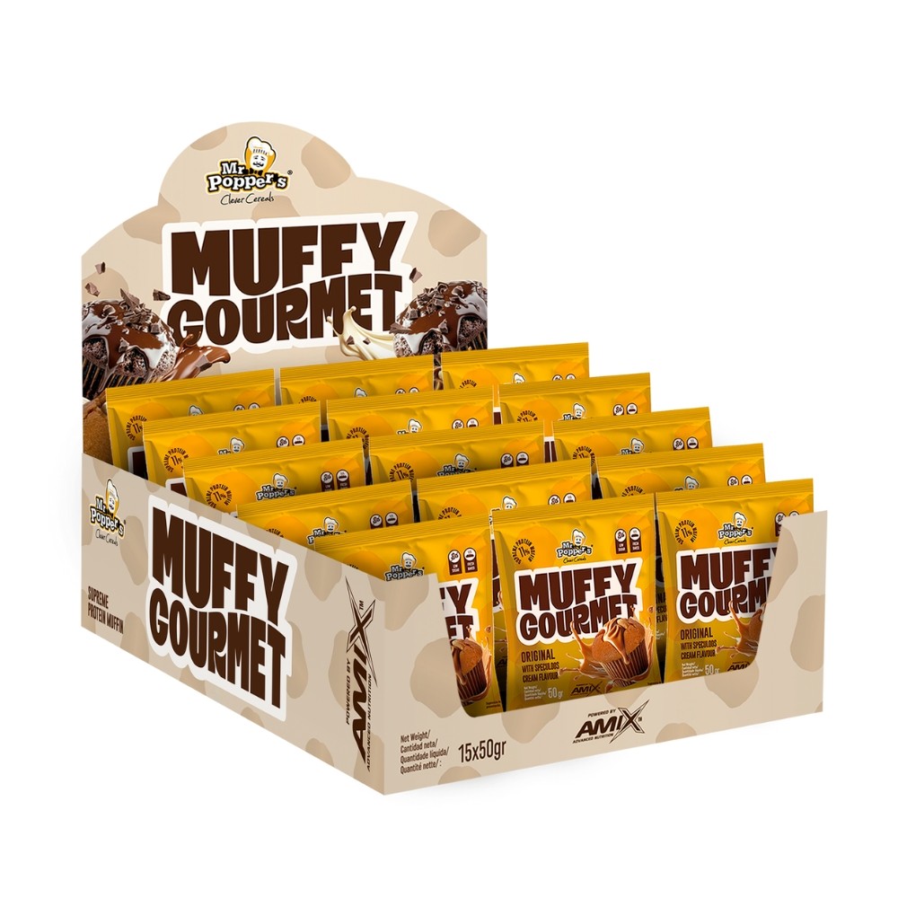 AMIX MR.POPPER MUFFY 15X50G ORIGINAL SPECULOOS