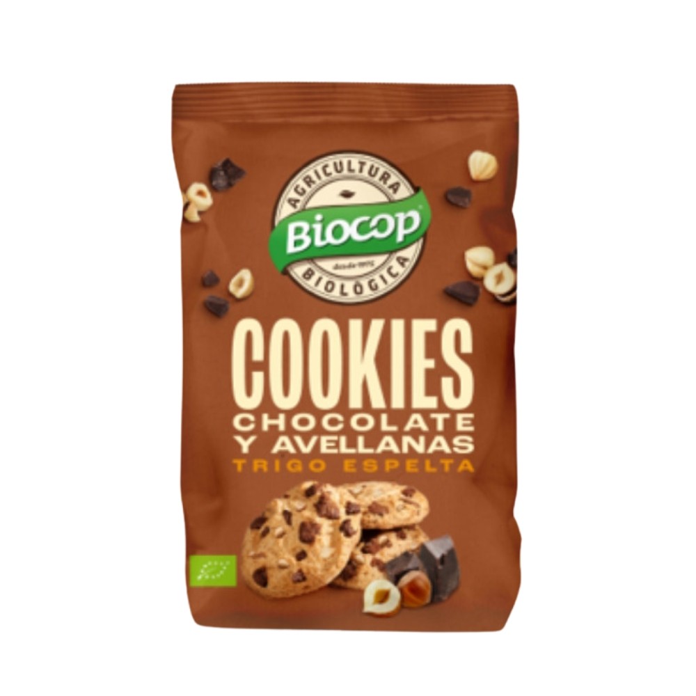 BIOCOP COOKIES T.ESPELTA CHOCO AVELLANAS 200G