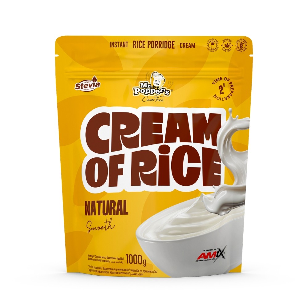 AMIX MR.POPPER CREAM OF RICE 1KG NATURAL