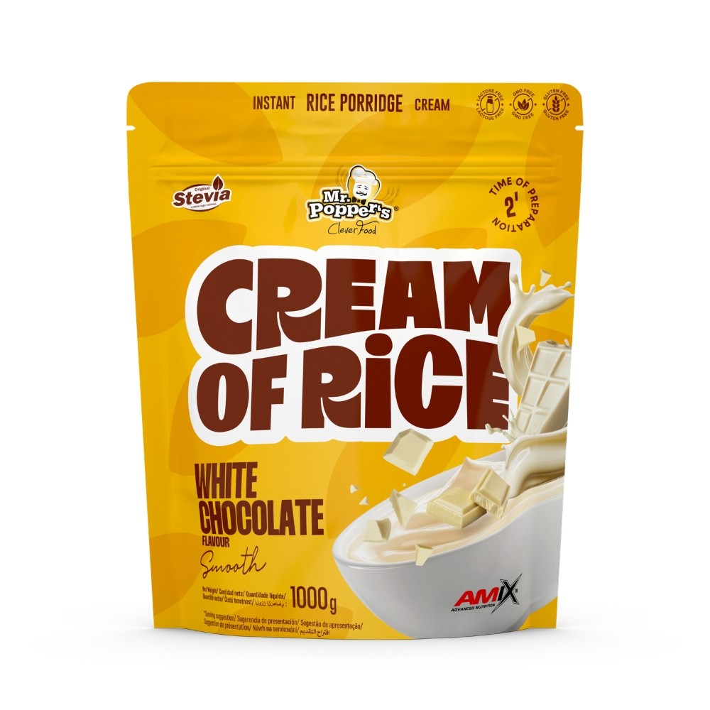 AMIX MR.POPPER CREAM OF RICE 1KG CHOCOLATE BLANCO