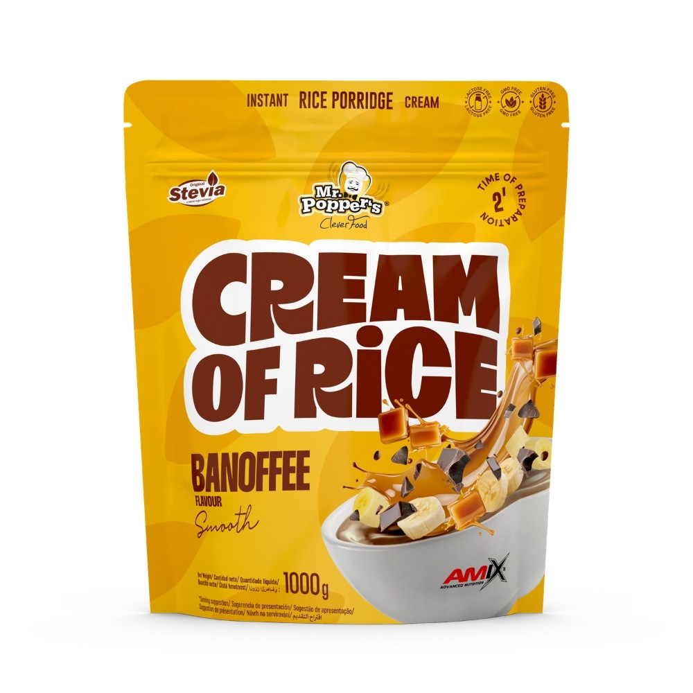 AMIX MR.POPPER CREAM OF RICE 1KG BANOFFEE