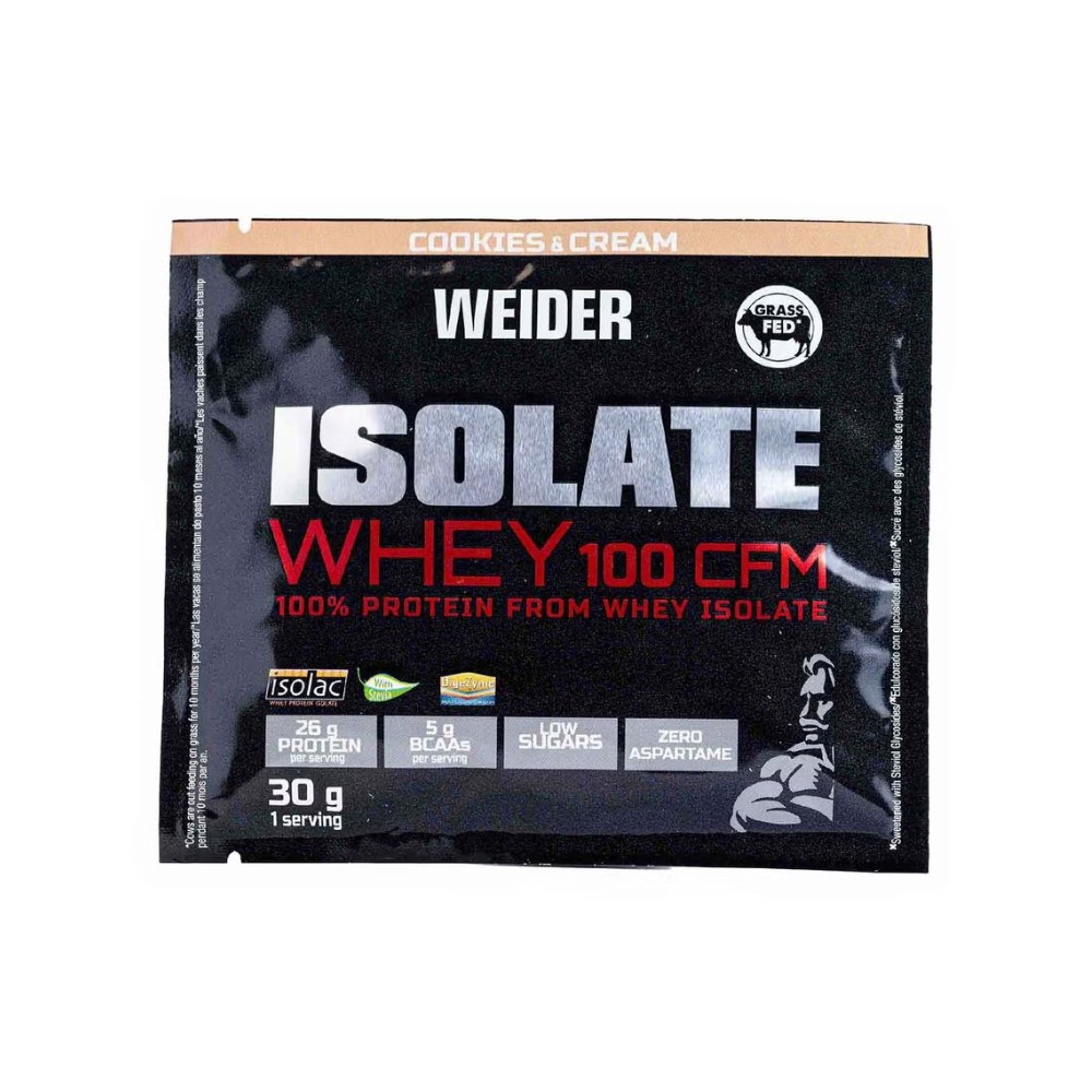 WEIDER MONODOSIS ISOLATE WHEY 100 CFM 30G COOKIES