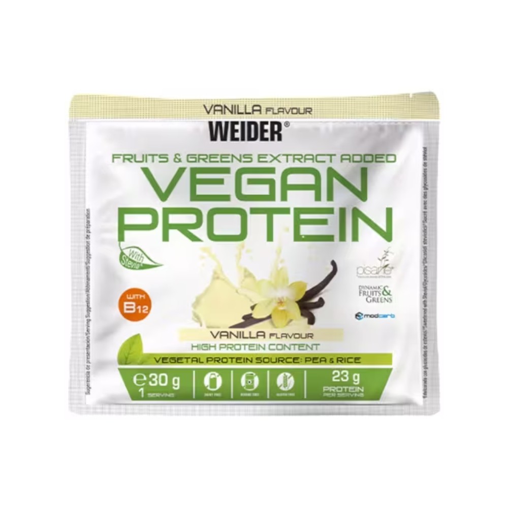 WEIDER MONODOSIS VEGAN PROTEIN 30G VAINILLA
