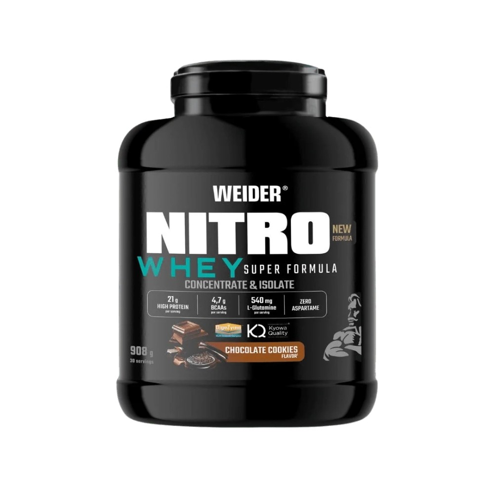 WEIDER NITROWHEY SUPER FORMULA 908G CHOCO COOKIES