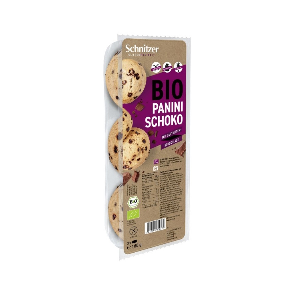 SCHNITZER PANINI CHOCO S/G 180G