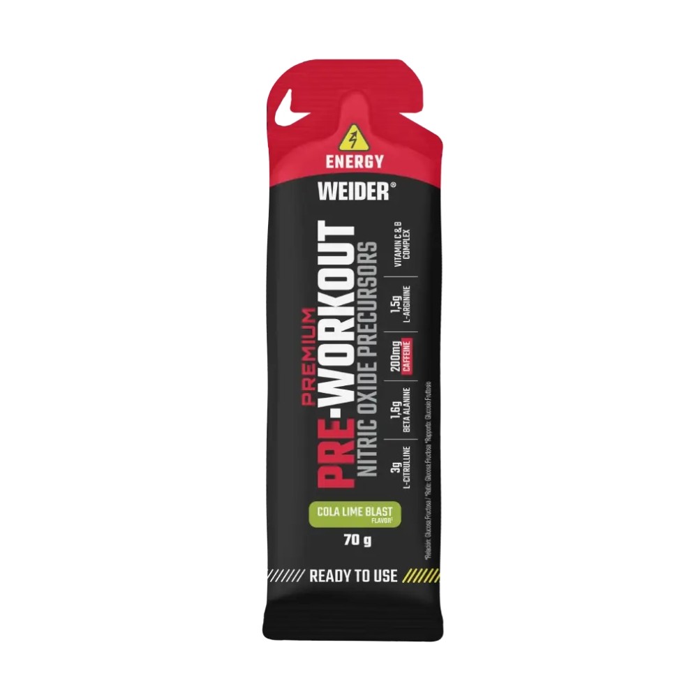 WEIDER GEL PRE WORKOUT 70G COLA LIMA COCO