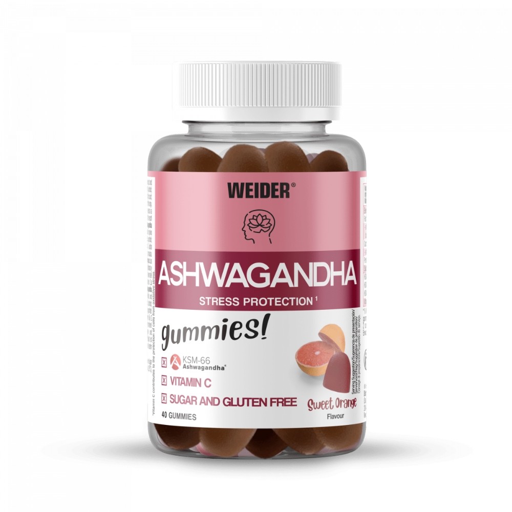 WEIDER GUMMIES 40 GOMINOLAS ASHWAGANDHA NARANJA