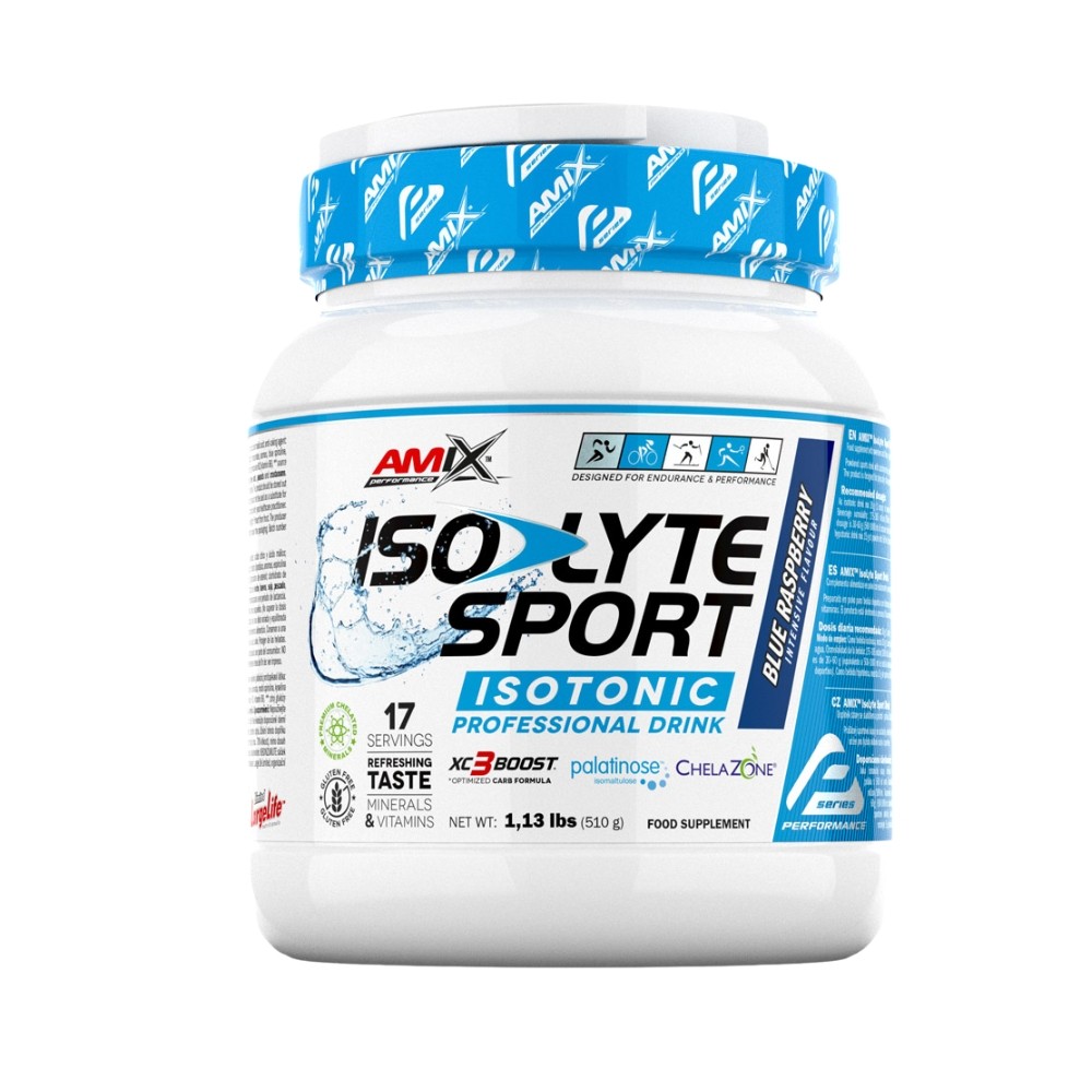 AMIX PERF ISOLYTE SPORT DRINK 510GR FRAMBUESA AZUL
