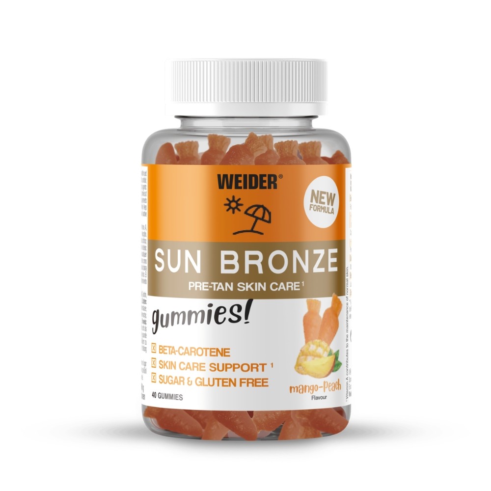 WEIDER GUMMIES 40 GOMINOLAS SUNBRONZE