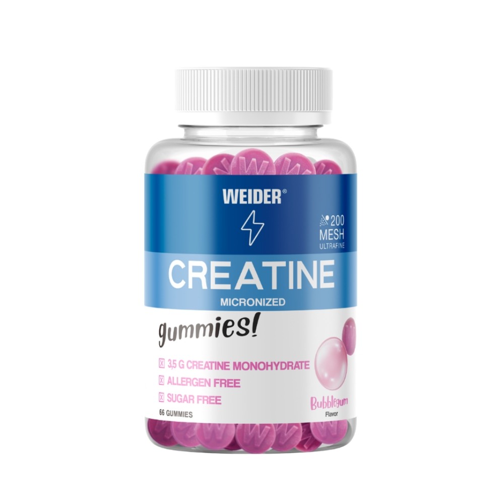 WEIDER GUMMIES 66 GOMINOLAS CREATINE 200MESH BLUBL