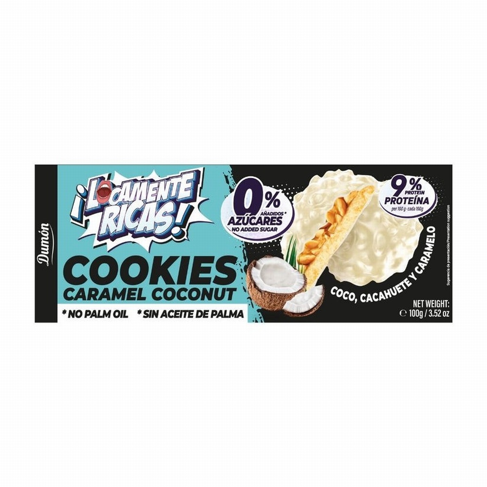 DUMON GALLETA COCO CACAHUETE Y CARAMELO 100G