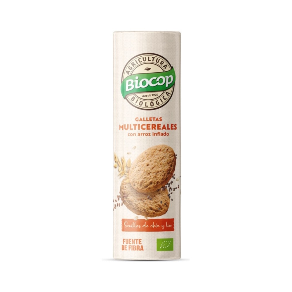 BIOCOP GALLETA MULTICEREALES SEMILLAS 250G