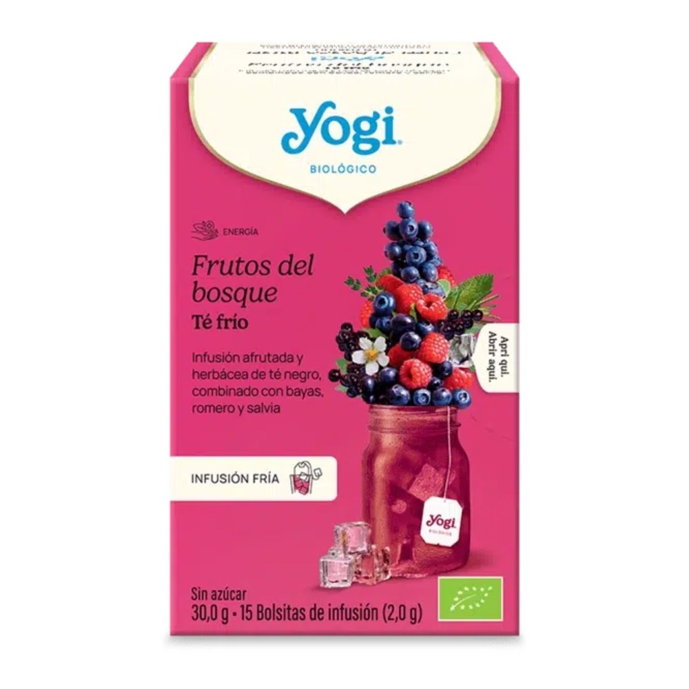YOGI TEA FRIO FRUTOS DEL BOSQUE 15B
