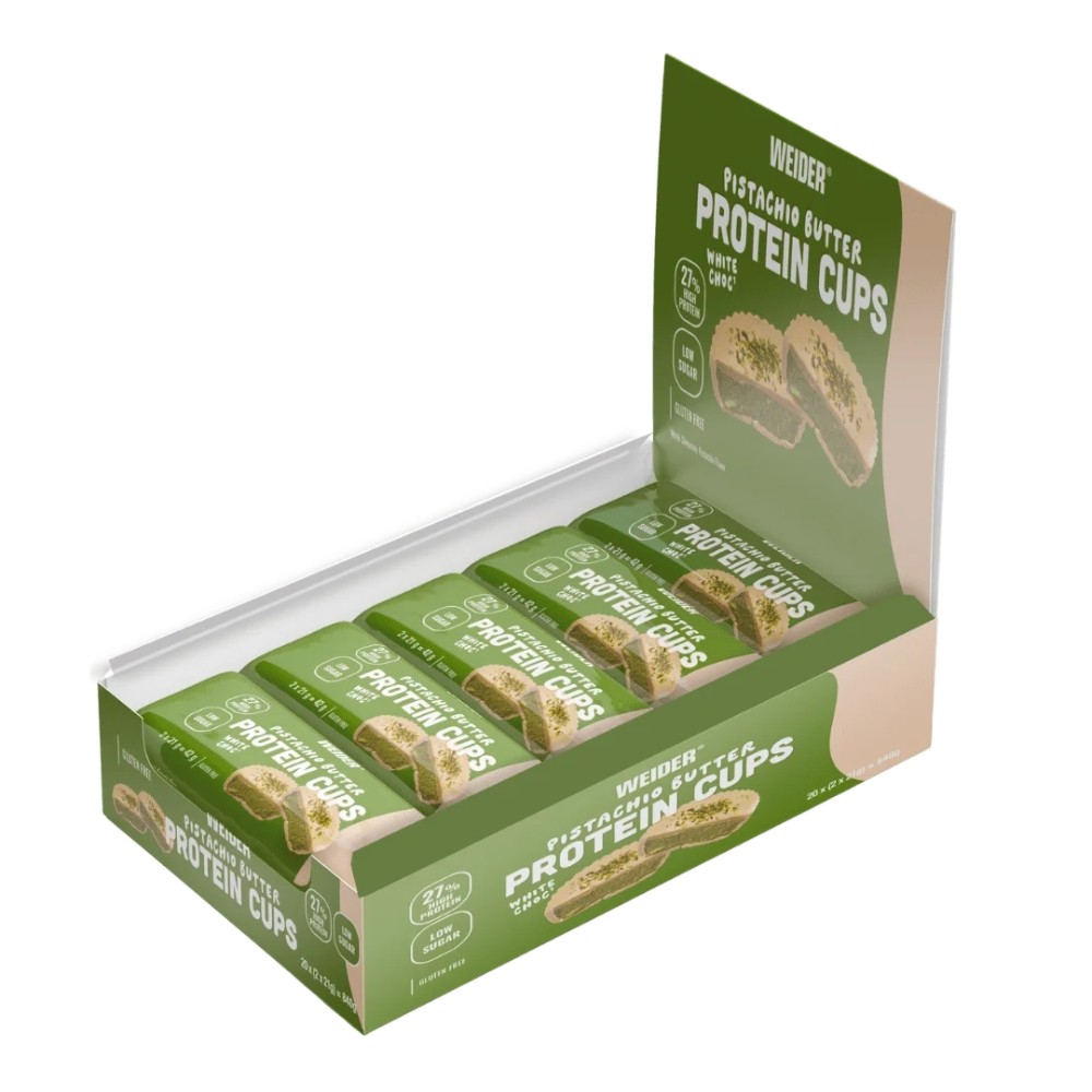 WEIDER GALLETA PROTEIN CUPS 20X42G PISTACHO BUTTER