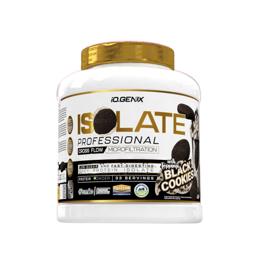 IOGENIX ISOLATE PROTEIN PROFES. 1KG BLACK COOKIES