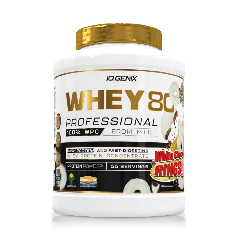 IOGENIX WHEY 80 PROTEIN PROFES. 2KG RINGS WHITE