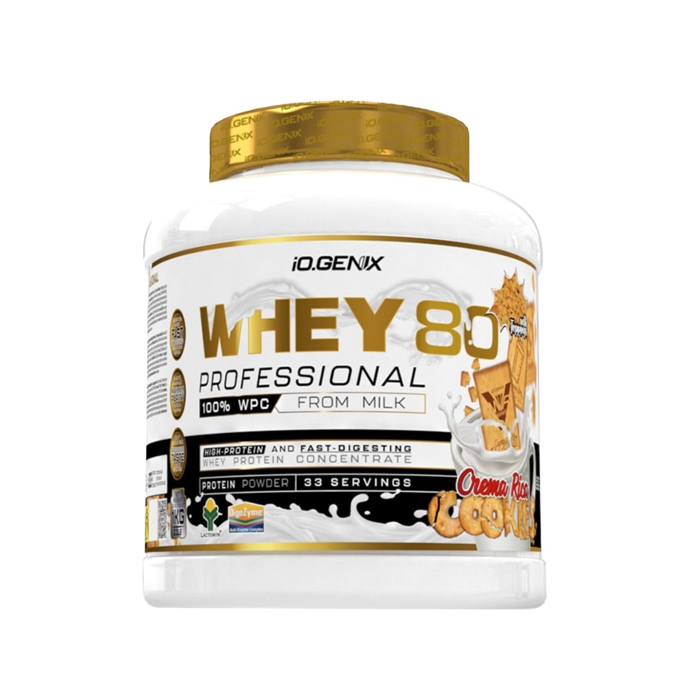 IOGENIX WHEY 80 PROTEIN PROFES. 1KG CREMA RICA