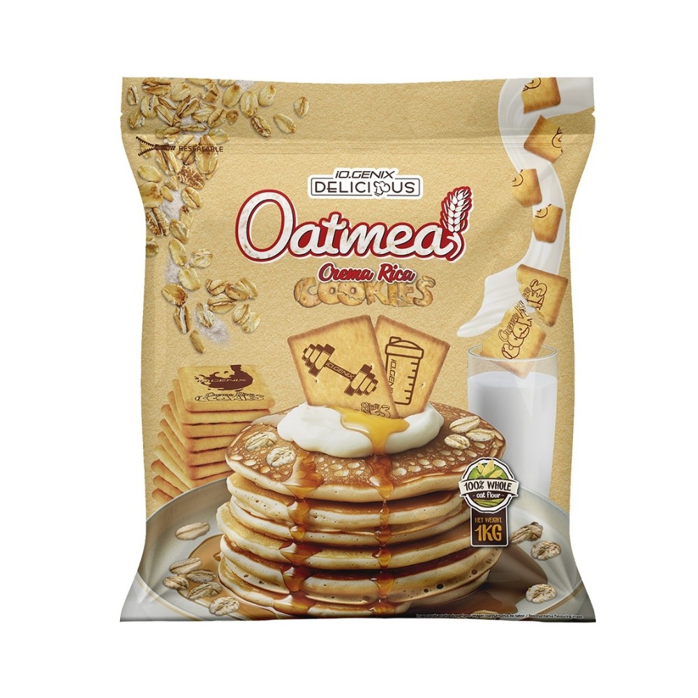 IOGENIX DELICIOUS OATMEAL AVENA 1KG CREMA RICA