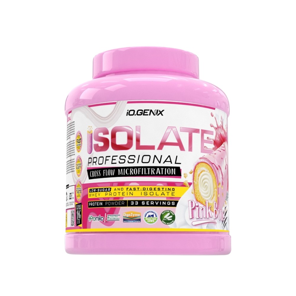 IOGENIX ISOLATE PROTEIN PROFES. 1KG PINK BUN