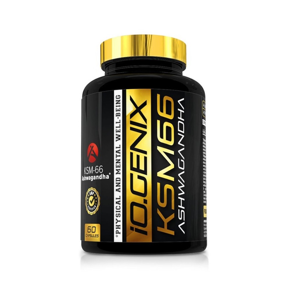 IOGENIX ASHWAGANDHA KSM66 60CAP (ANTIGUO)