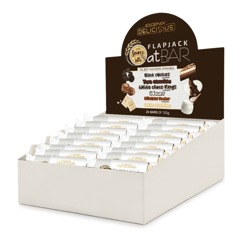 IOGENIX DELICIOUS FLAPJACK 24X120G YOGURT