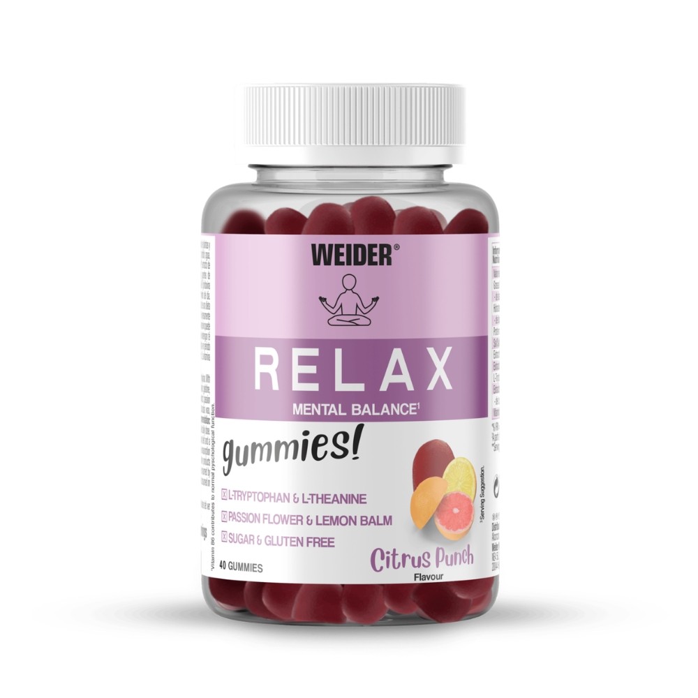 WEIDER GUMMIES 40 GOMINOLAS RELAX CITRUS PUNCH