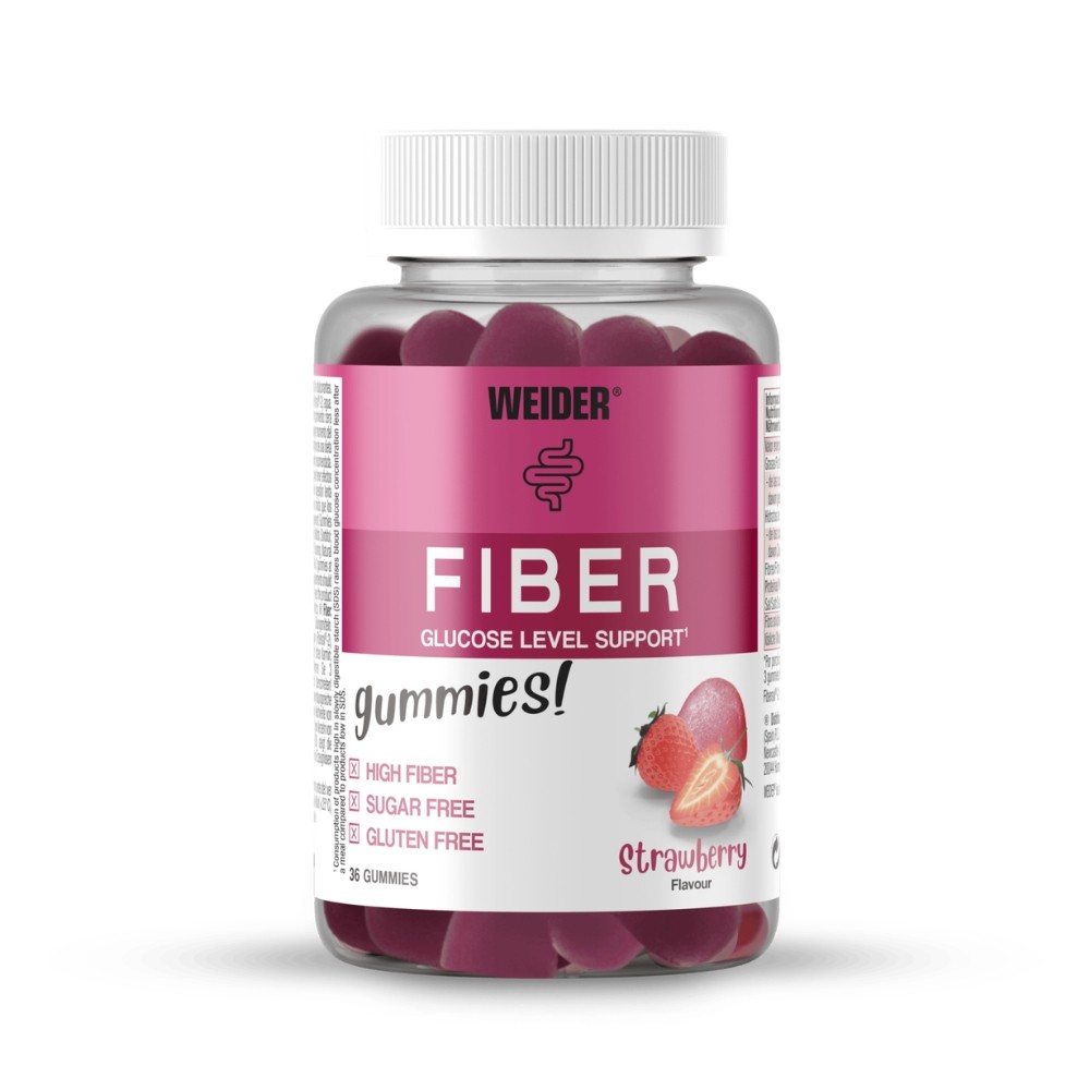 WEIDER GUMMIES 36 GOMINOLAS FIBRA FRESA