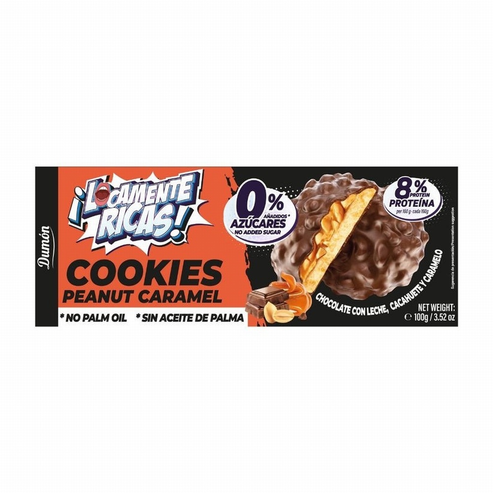 DUMON GALLETA CHOCO-LECHE CACAHUETE CARAM.100G