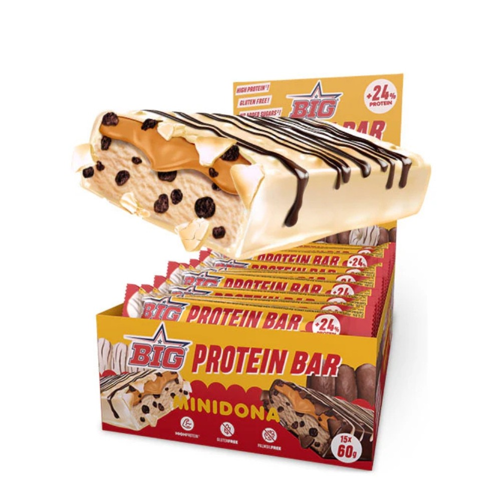 BIG BARRITAS PROTEIN 15X60G MINIDONA WHITE