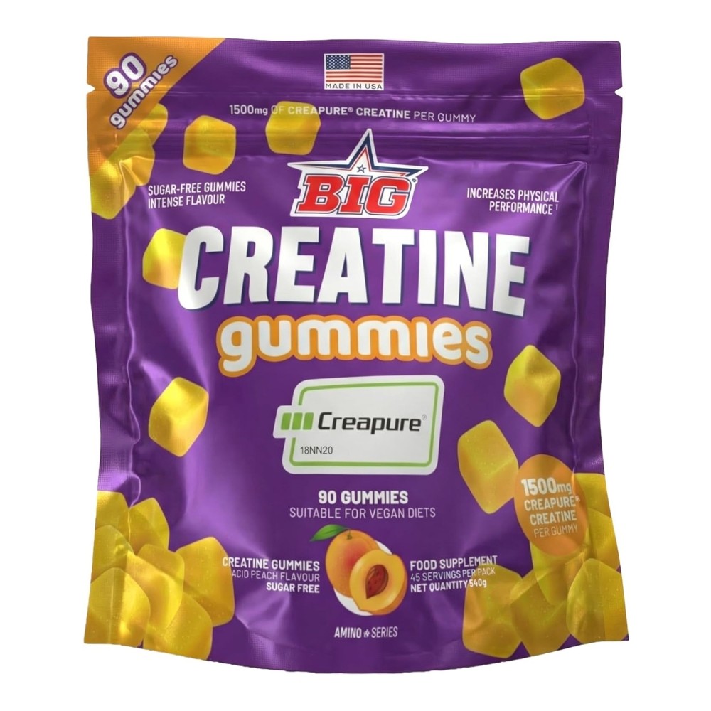BIG GUMMIES CREATINA CREAPURE 90UD MELOCOTÓN ÁCIDO