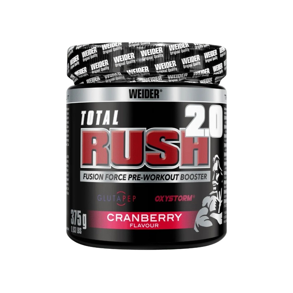 WEIDER PRE-ENTRENO TOTAL RUSH 2.0 375G CRANBERRY