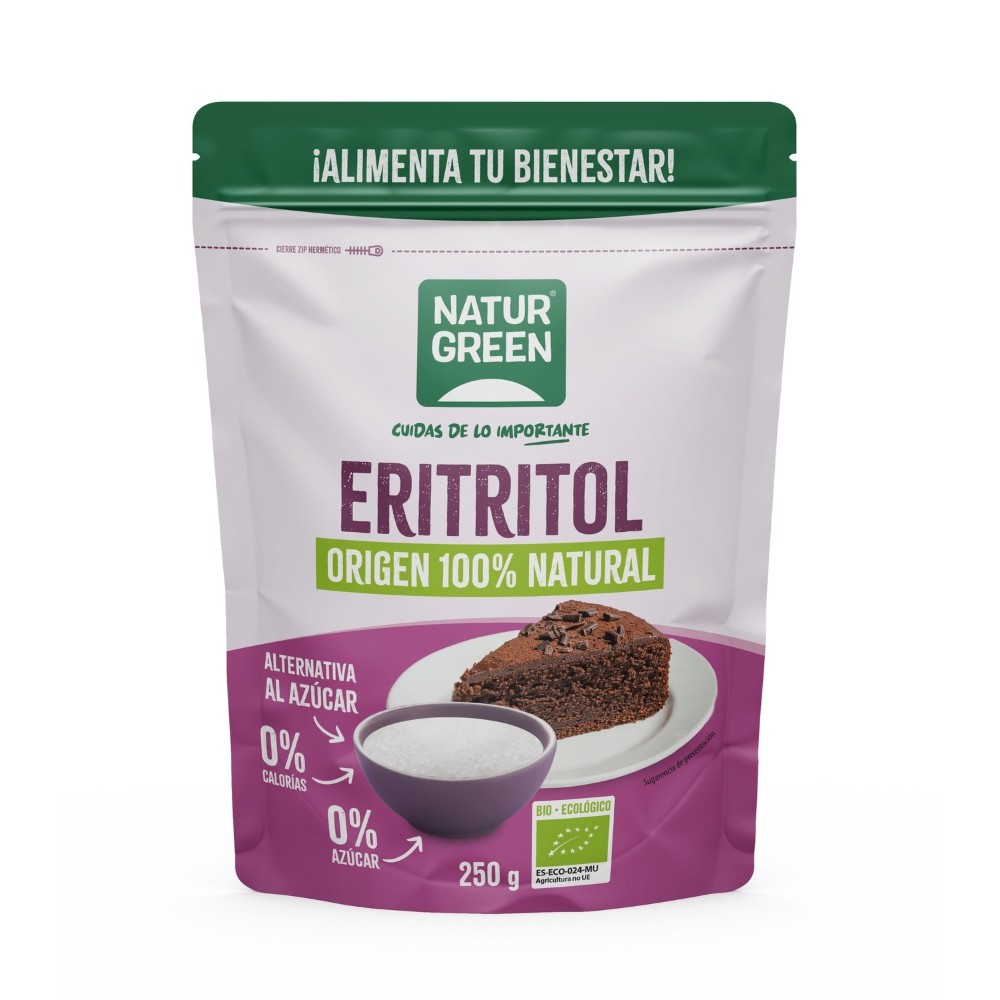 NATURGREEN ERITRITOL DOYPACK 250GR.