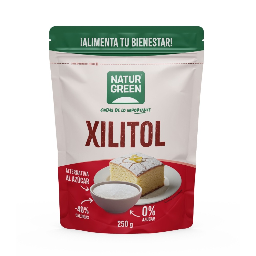 NATURGREEN XILITOL (AZUCAR ABEDUL) DOYPACK 250G